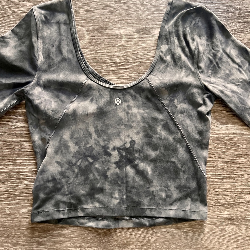Lululemon Align Long Sleeve Top — Diamond Tie-Dye 6 - Picture 6 of 7